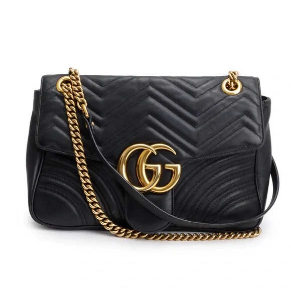 GUCCI GG Marmont Matelasse Medium Shoulder Bag - Picture 3 of 9